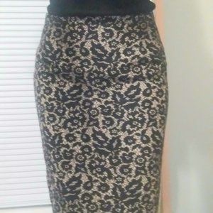 Floral Pencil Skirt